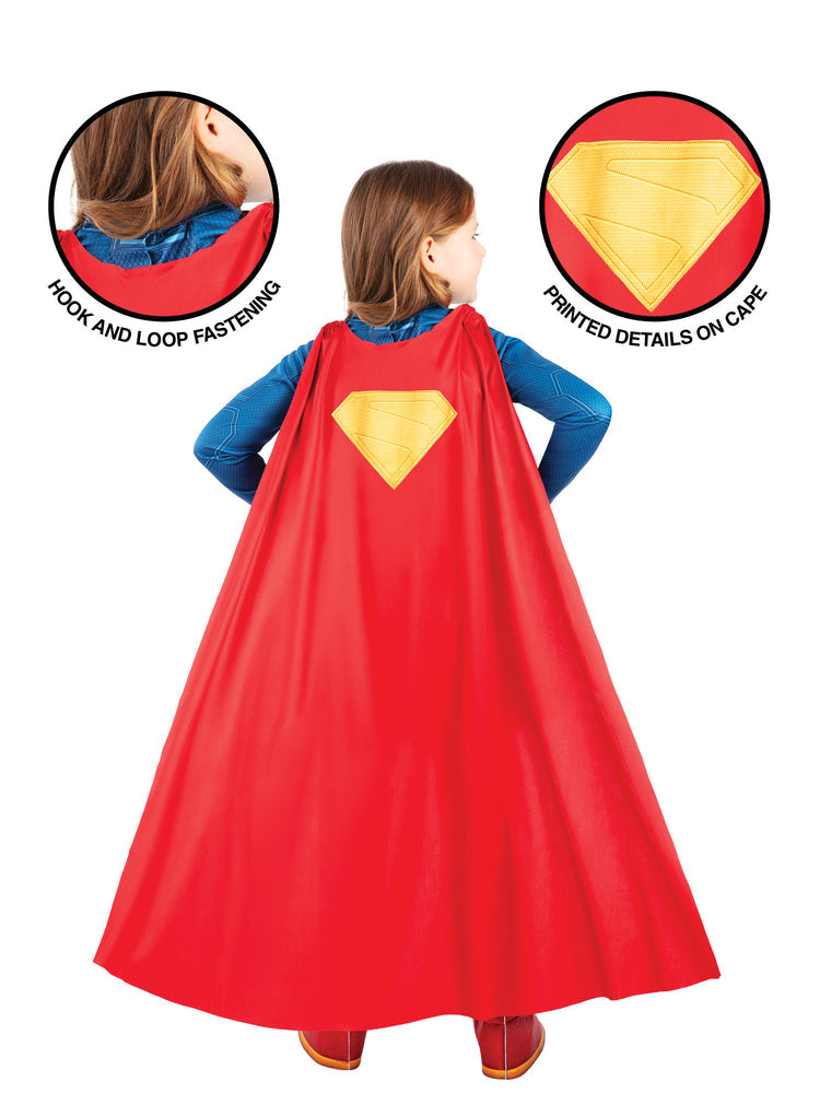 Supergirl Deluxe Costume for Kids Movie Dress Up