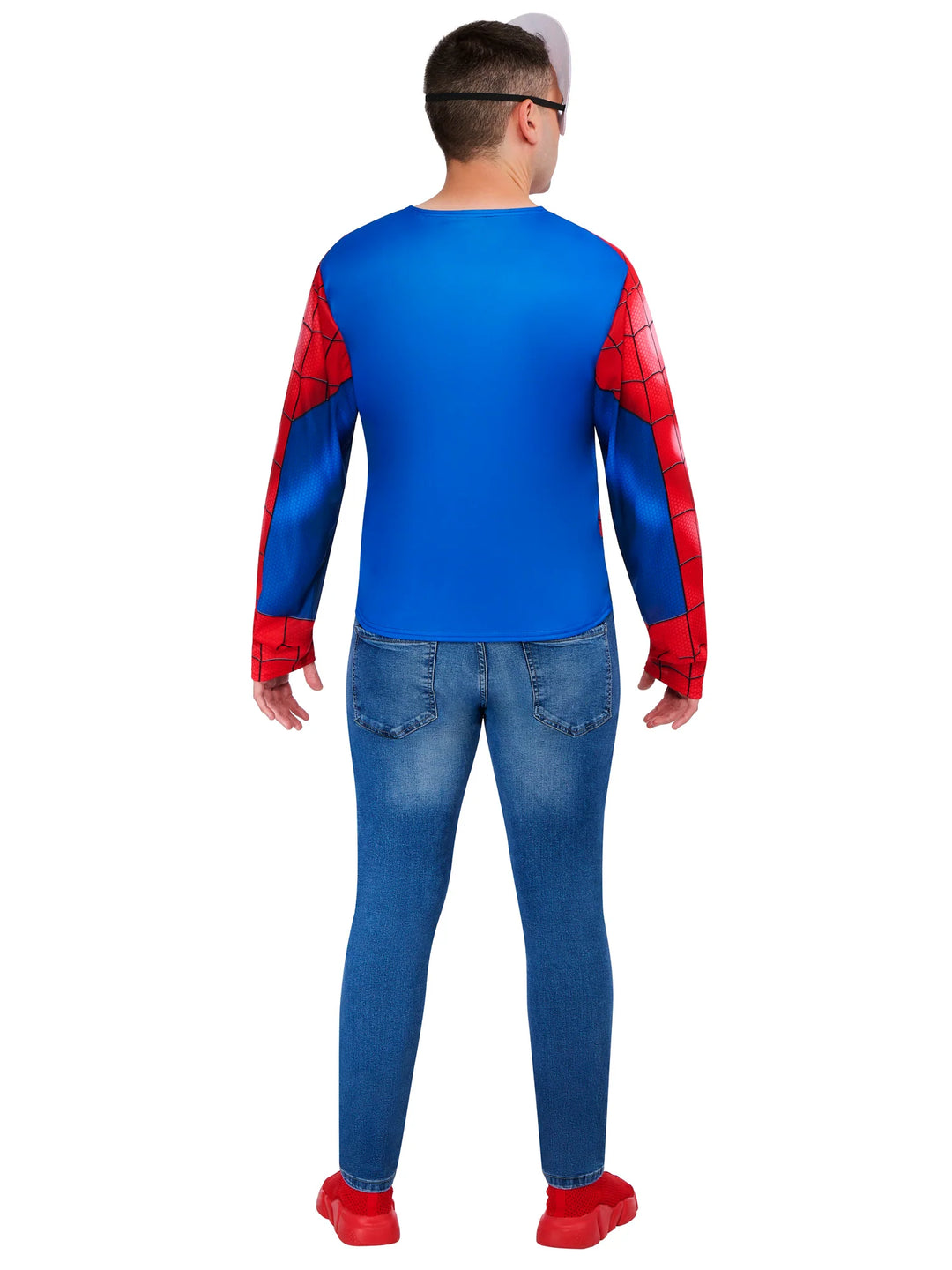 Spider-Man Adult Top and Mask Costume Set