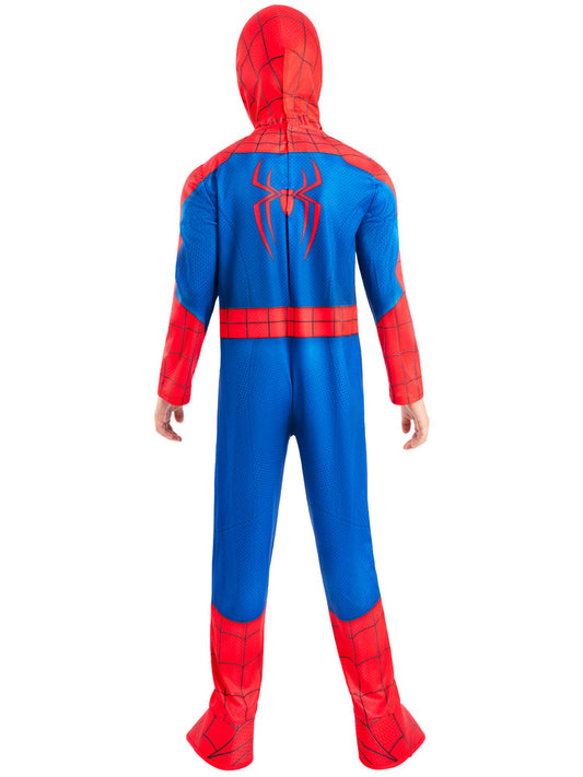 Spider-Man Deluxe Costume for Kids Muscle Padded Suit and Mask