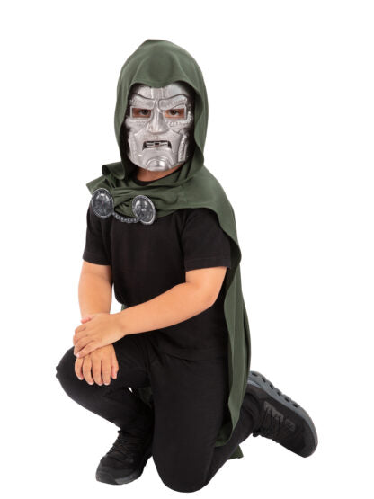 Marvel Avengers Doomsday Doctor Doom Cape and Mask Set for Kids
