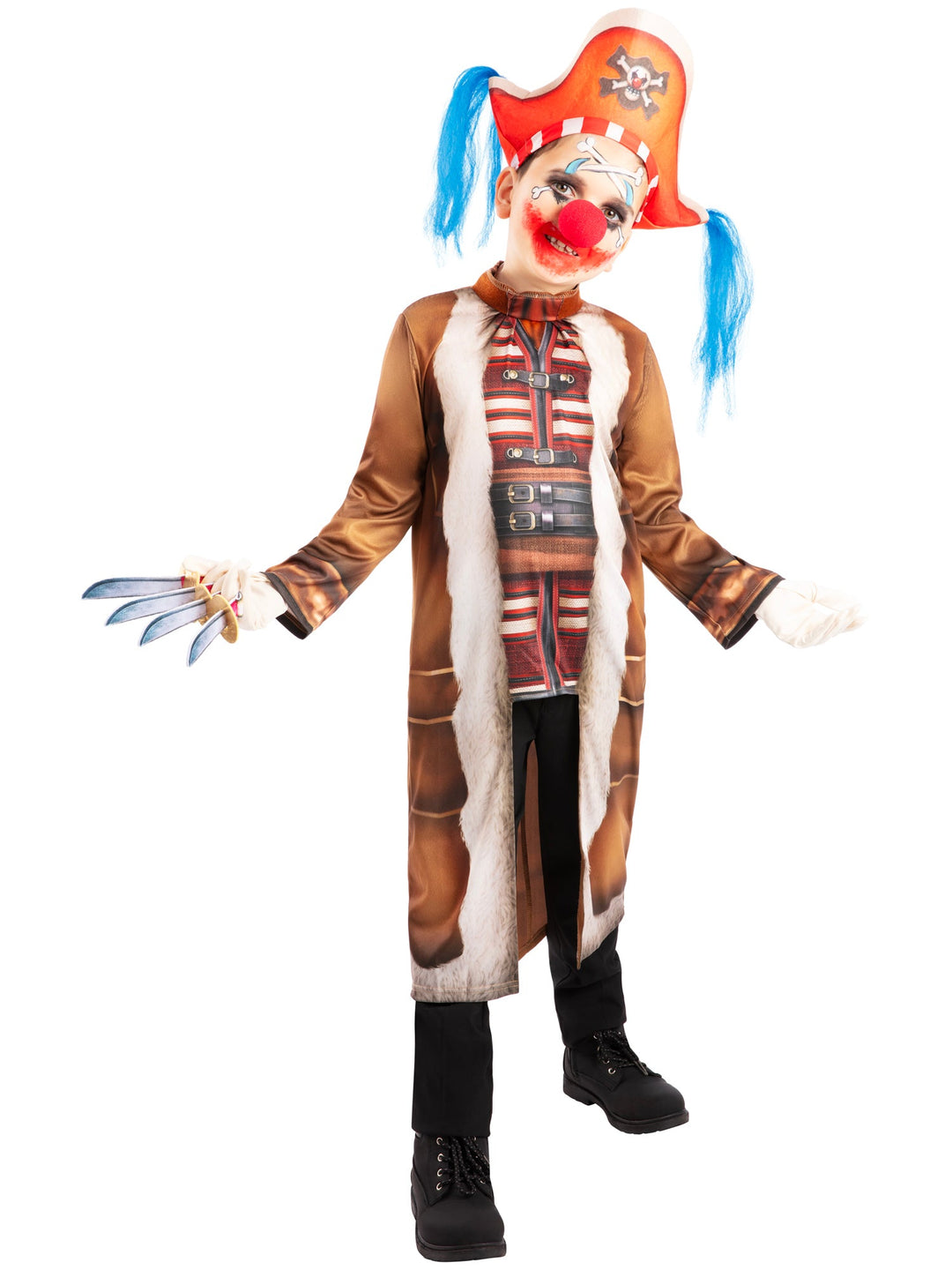 Buggy The Clown Costume One Piece Fancy Dress