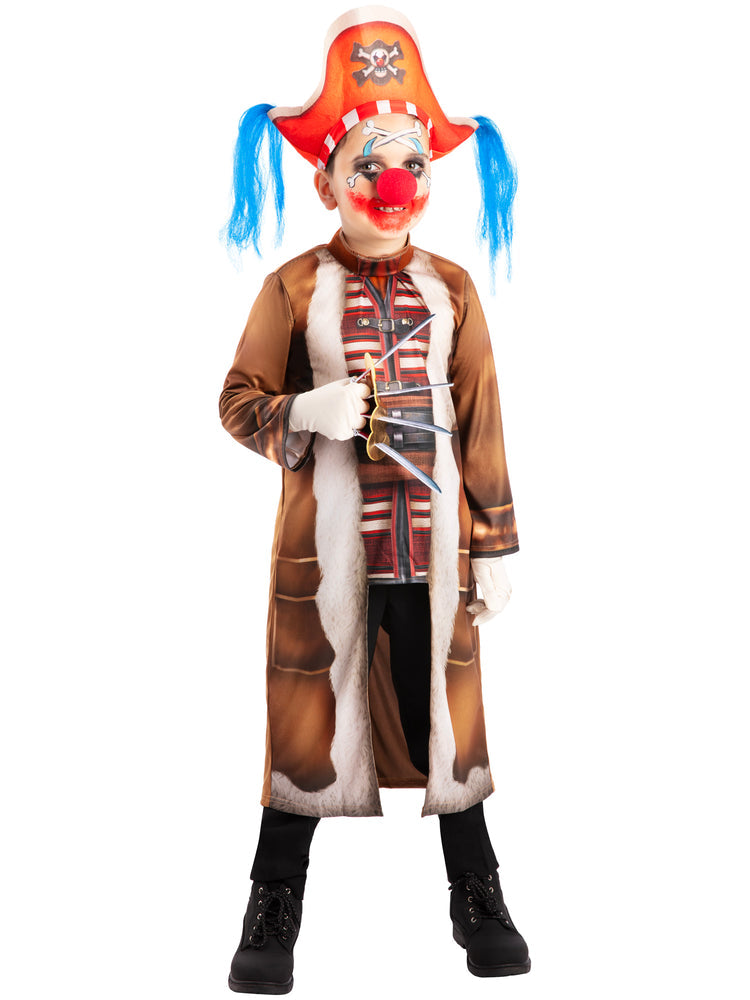 Buggy The Clown Costume One Piece Kids Dress Up