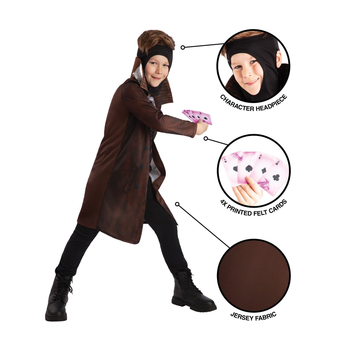 Marvel Avengers Doomsday Gambit Deluxe Costume for Kids - Image 3