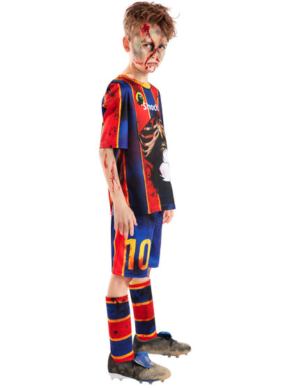 Zombie Mess-icre Costume Soccor Halloween Dress Up