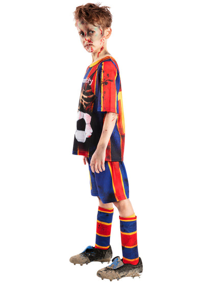 Zombie Mess-icre Costume Soccor Halloween Dress Up