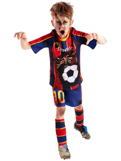 Zombie Mess-icre Costume Soccor Halloween Dress Up