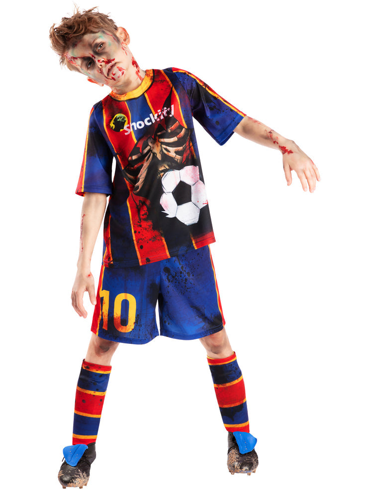 Zombie Mess-icre Costume Soccor Halloween Dress Up