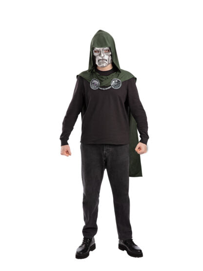 Marvel Avengers Doomsday Doctor Doom Cape and Mask Set for Adults