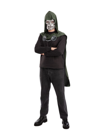Marvel Avengers Doomsday Doctor Doom Cape and Mask Set for Adults