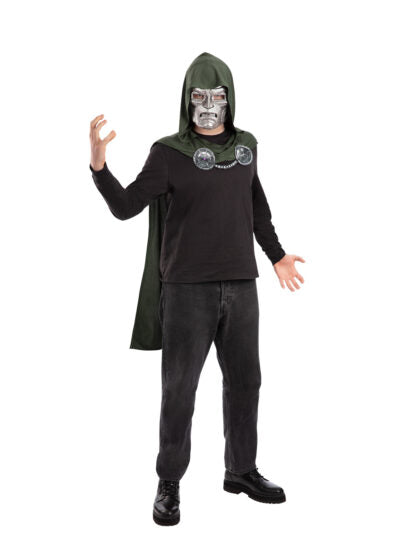 Marvel Avengers Doomsday Doctor Doom Cape and Mask Set for Adults