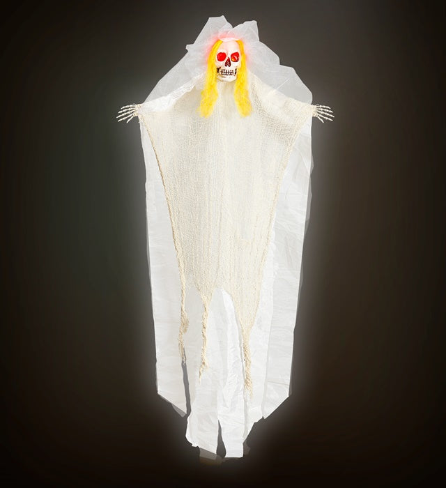 Skeleton Bride With Blinking Light-Up Head 105 Cm 