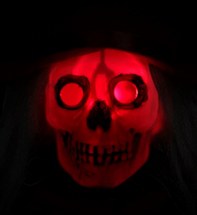 Skeleton Groom With Blinking Light-Up Head 105 Cm 