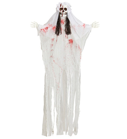 Skeleton Bride With Blinking Light-Up Head 170 Cm 