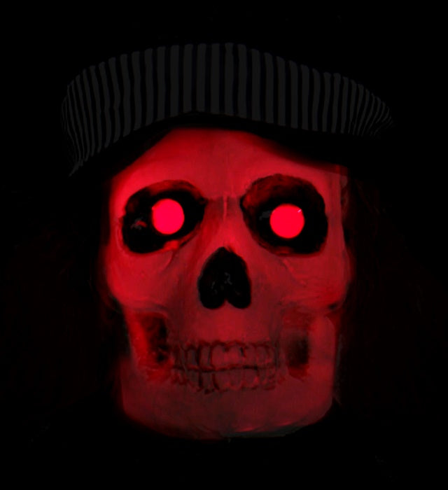 Skeleton Groom With Blinking Light-Up Head 170 Cm 