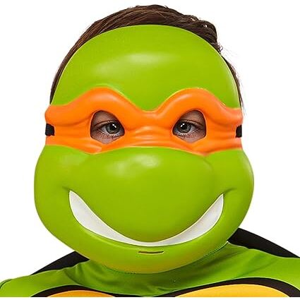Michelangelo 1/2 Mask for Kids Nickelodeon Teenage Mutant Ninja Turtles 1