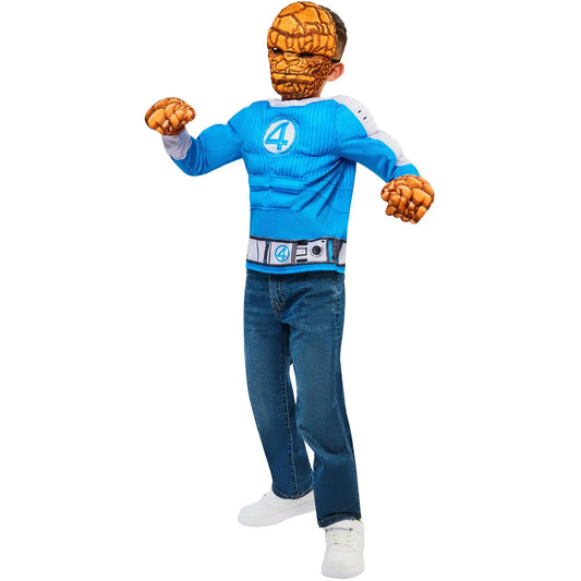 The Thing Deluxe Costume for Boys Fantastic 4 Movie 1