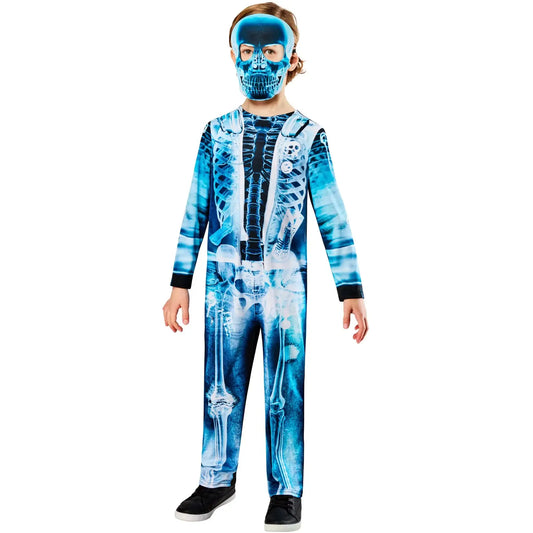 X-Ray Skeleton Costume for Kids Jumpsuit and Mask 1