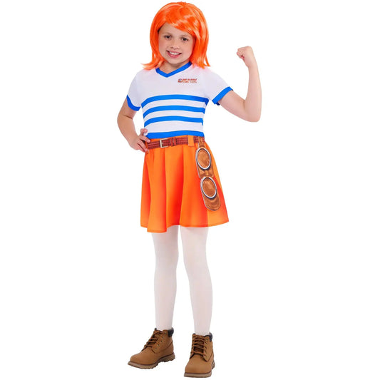 Nami Striped Costume for Girls 1