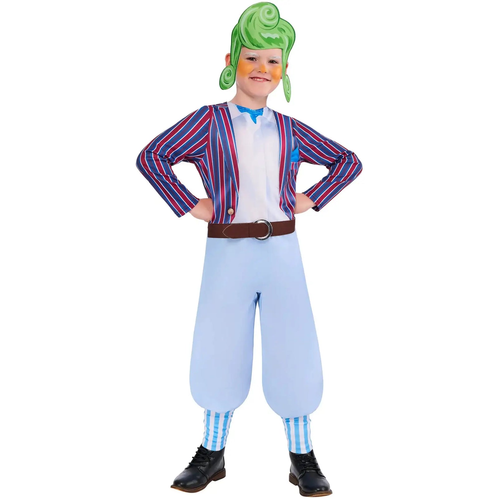 Oompa Loompa Willy Wonka Costume for Kids 1