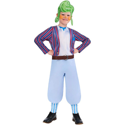 Oompa Loompa Willy Wonka Costume for Kids 1