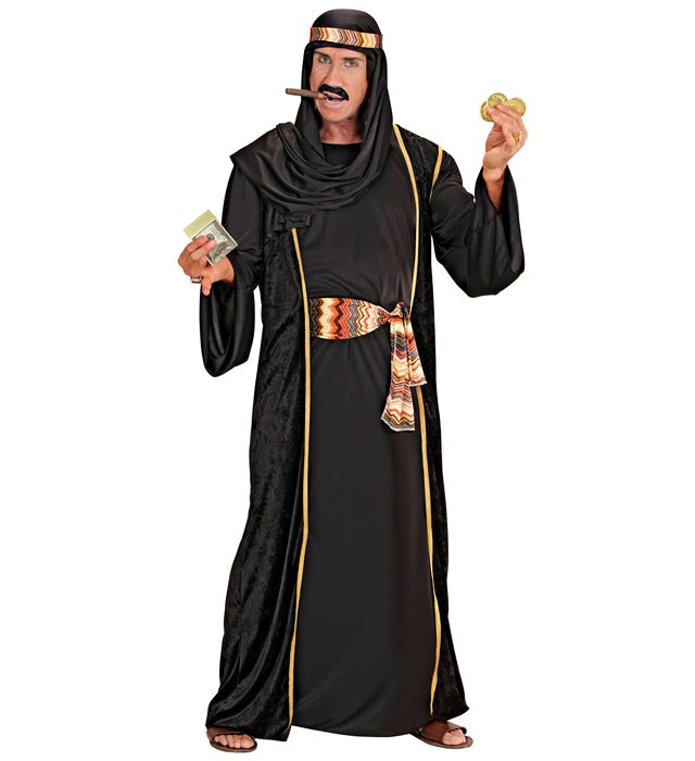 Arab Sheik  Robe - Long Vest - Belt - Head Scarf 