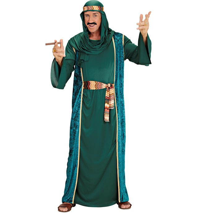 Arab Sheik  Robe - Long Vest - Belt - Head Scarf 