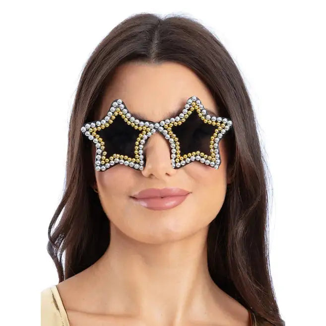 Gold and Silver Embellished Star Specs