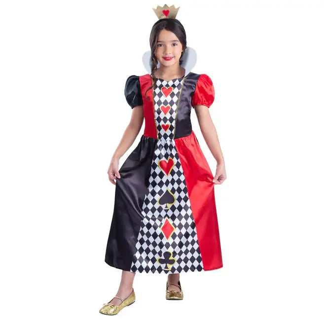 Queen of Hearts Costume Alice in Wonderland Dress 1