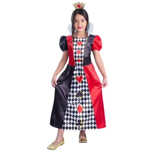 Queen of Hearts Costume Alice in Wonderland Dress 1