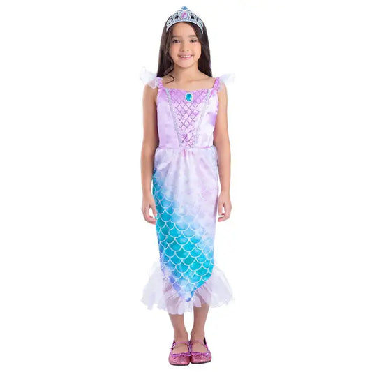 Mermaid Princess Costume Dress for Girls 1