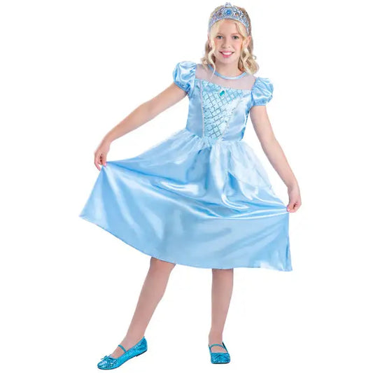 Lost Slipper Princess Costume Cinderella Girl Dress 1