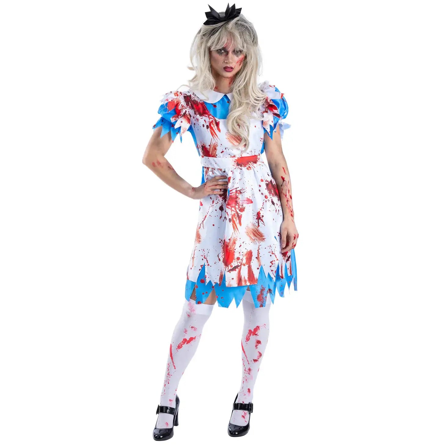 Zombie Wonderland Costume Alice Horror Dress 1