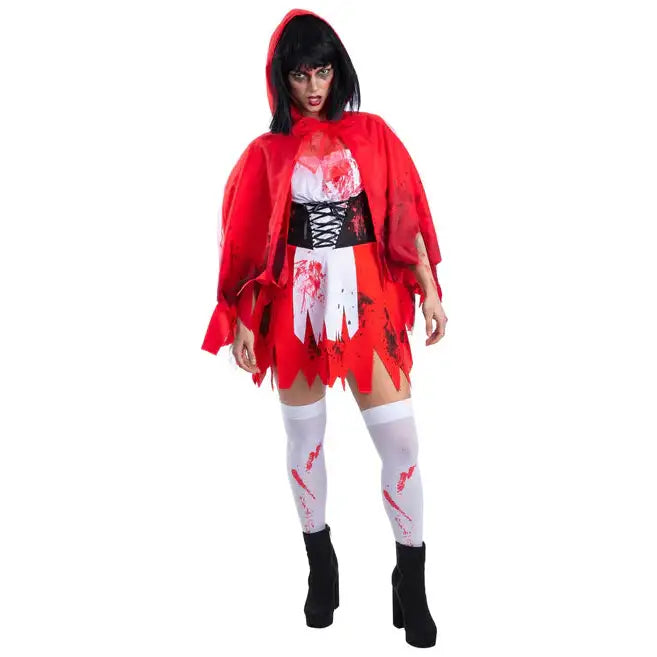 Zombie Red Riding Hood Costume Dress 1