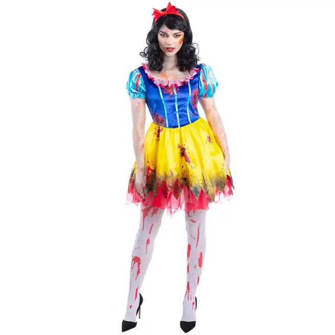 Zombie Apple Princess Costume Sleeping Beauty Horror Dress 1