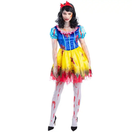 Zombie Apple Princess Costume Sleeping Beauty Horror Dress 1