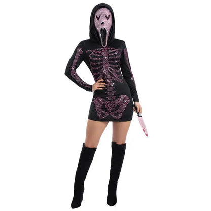 Fever Rhinestone Skeleton Costume 1