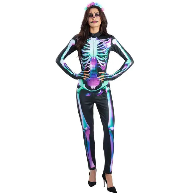 Bright Bones Skeleton Costume 1