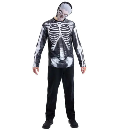 Skeleton Instant Kit Top and Balaclava Mask 1