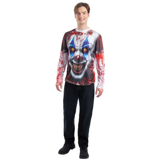 Clown Top with Pennywise Face 1
