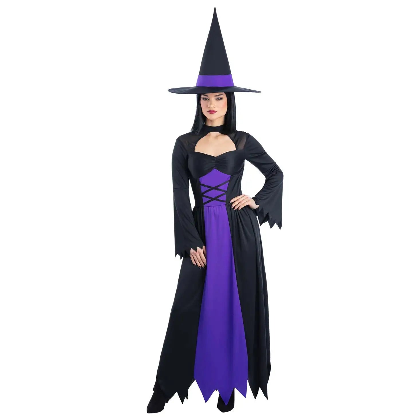 Bewitched Costume Purple Dress and Hat for Women 1