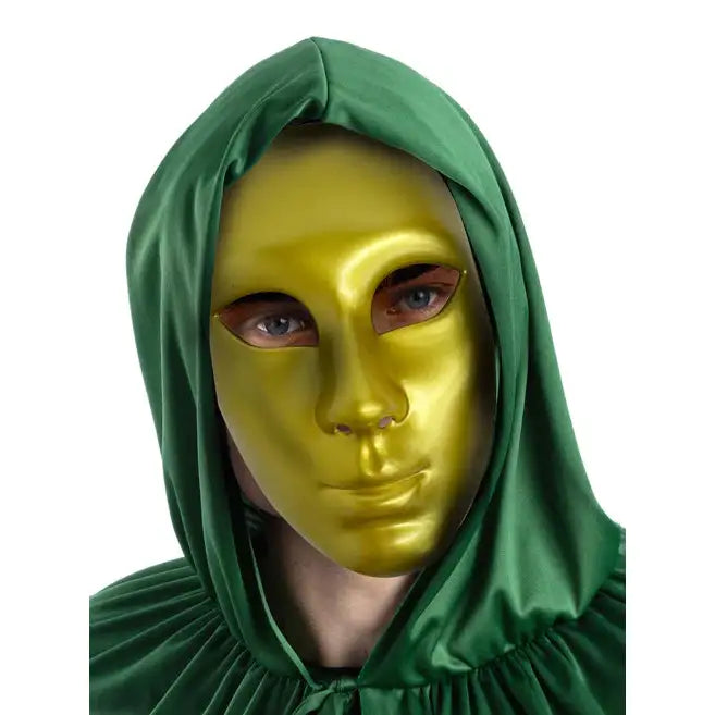 Gold Robot/Mime Masquerade Mask 1