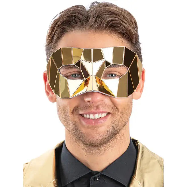 Gold Mirrored Masquerade Eyemask