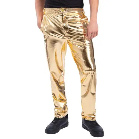 24 Carat Gold Trousers Metallic Gold
