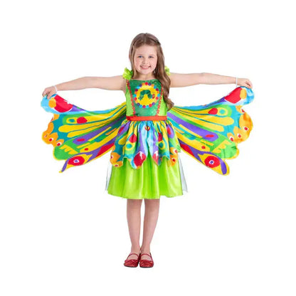 The Very Hungry Caterpillar Butterfly Costume Dress and Wings for Girls 1