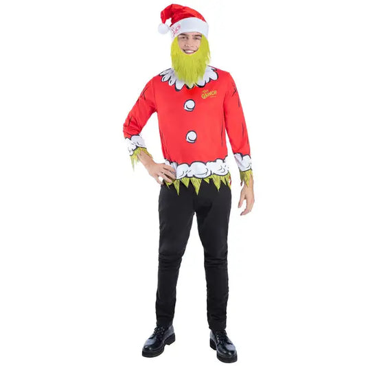 Dr Seuss The Grinch Santa Kit for Men 1