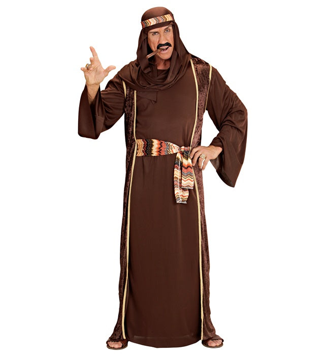 Arab Sheik  Robe - Long Vest - Belt - Head Scarf 