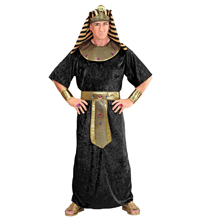 Tutankhamen  Robe, Collar And Belt With Gems, Wristbands, Headpiece 