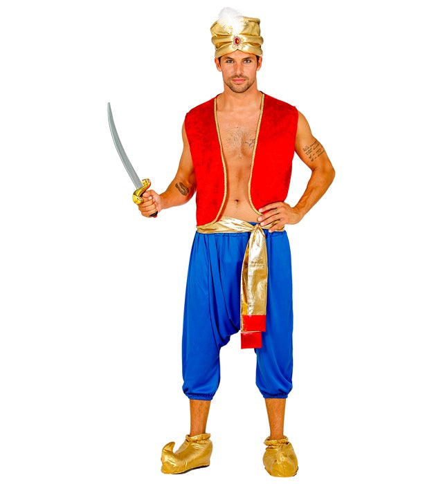 Aladdin  Vest, Pants, Sash, Turban 