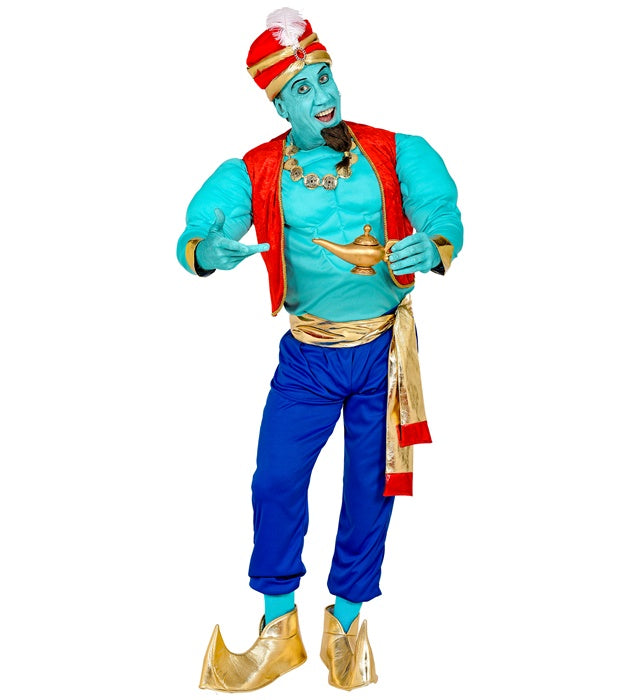 Magic Genie  Muscle Shirt, Vest, Pants, Sash, Shoe Covers, Turban 