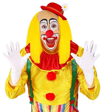Clown Headpiece With Yellow Hair